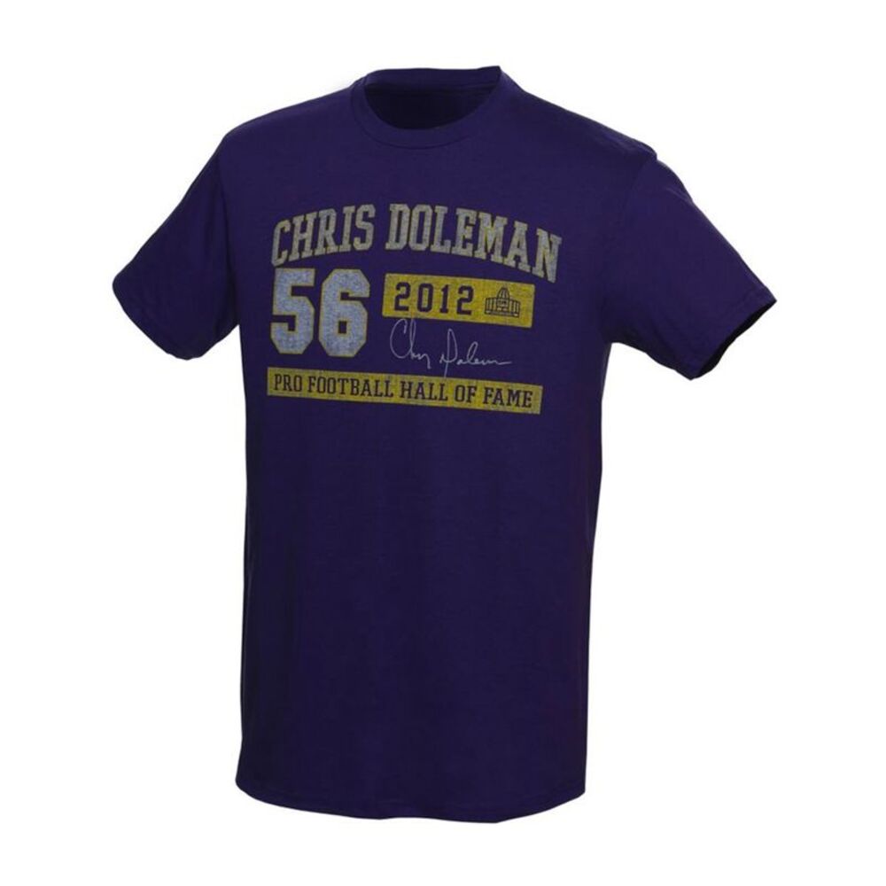 Canton Collection Mens Chris Doleman Hall Of Fame Graphic T-Shirt, NWT